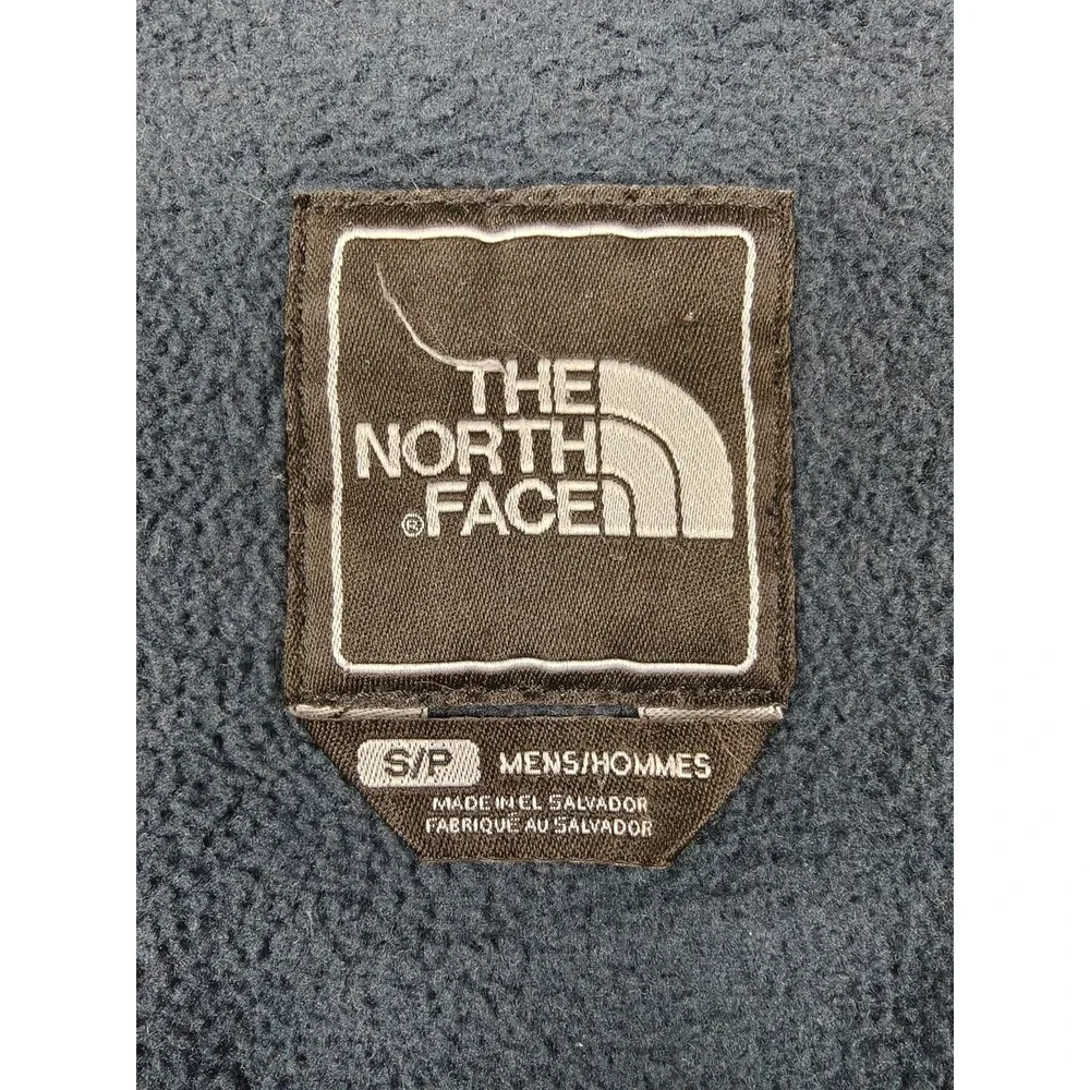 The North Face Jacket Mens Small Blue Gray‎ Polartec Fleece Full Zip Pockets